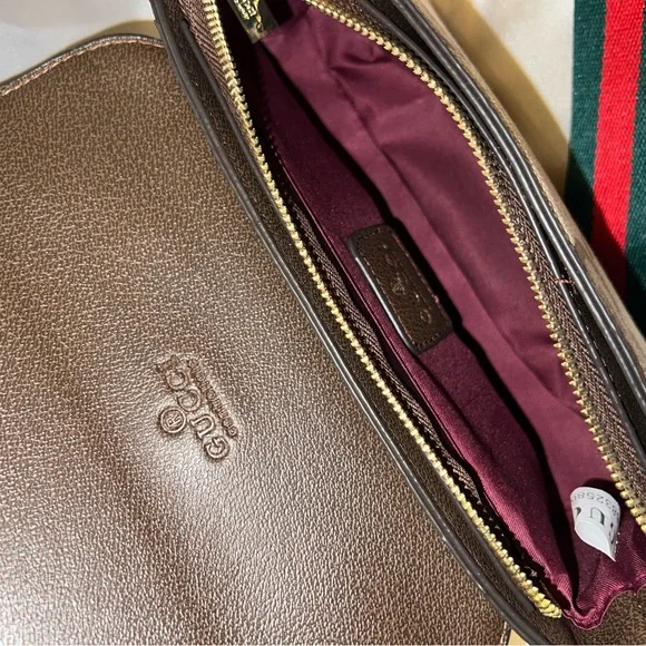 Monogram Canvas Crossbody Bag in Brown - Picture 4 of 4